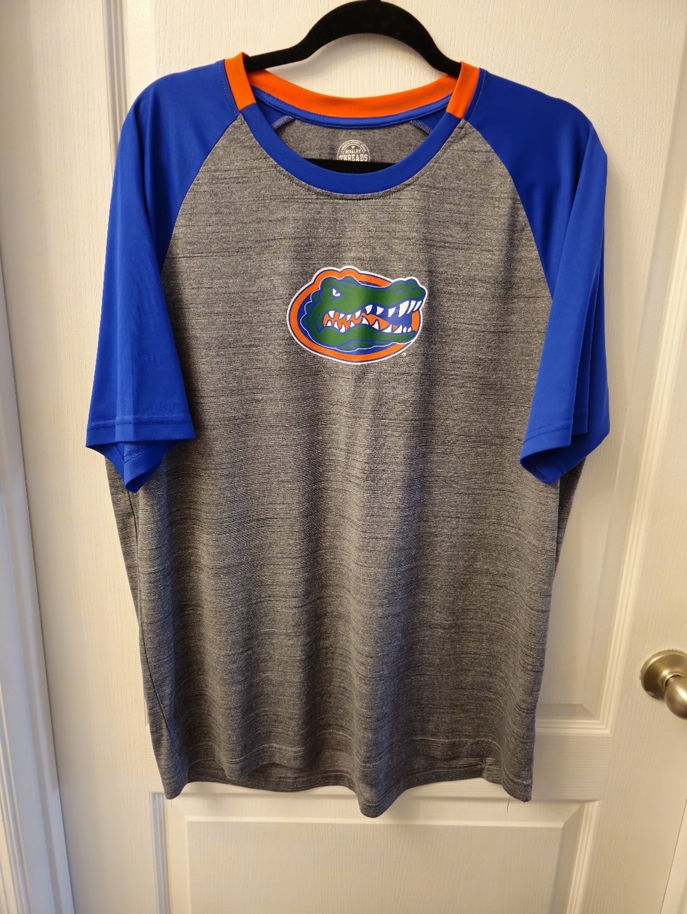 Rivalry Threads Florida Gators Raglan Tee - Gray, Royal Blue & Orange